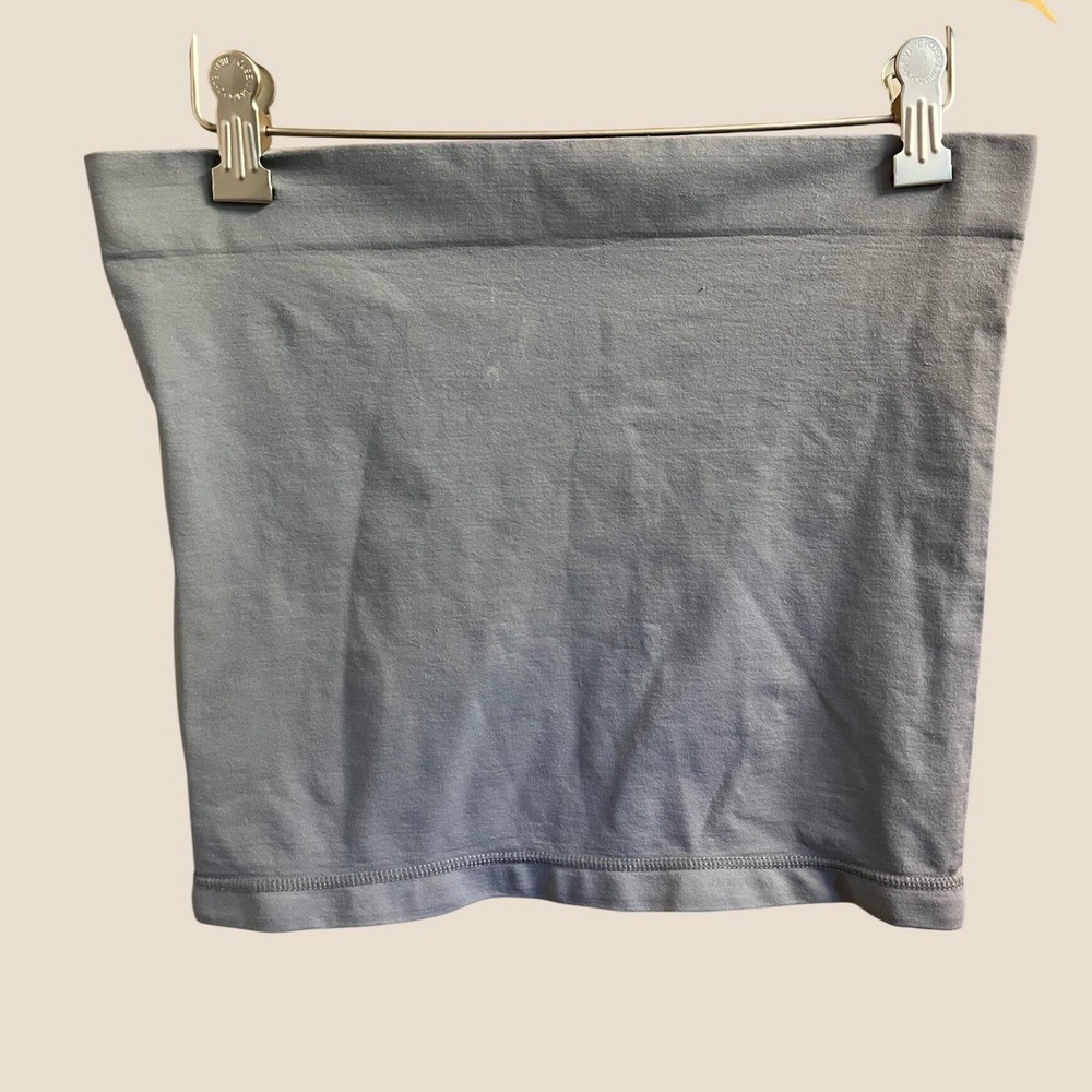 Welcos Maternity Belly Band Women Small Grey Seamless Stretch Support